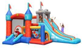 Medioevo castello multigioco gonfiabile a noleggio in affitto feste eventi compleanni