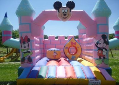 Mickey bouncer professionale salta salta gonfiabile a noleggio in affitto feste eventi compleanni