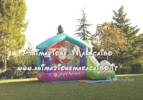 Noleggio Gonfiabili come funziona, consegna e montaggio Ancona Macerata Fermo Fano feste bambini eventi
