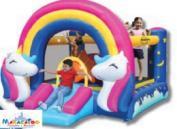 Unicorno salta salta gonfiabile a noleggio in affitto feste eventi compleanni